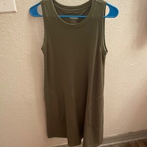 Wool& Olive Green Sleeveless Sierra Dress